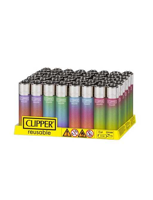 Mechero Clipper CP11 Metallic Triple Gradient