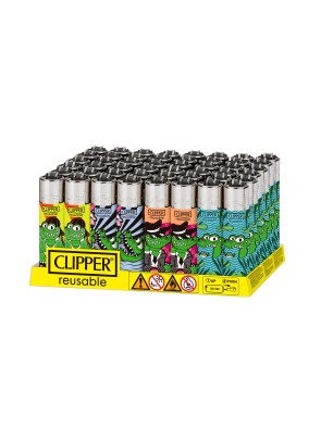 Mechero Clipper CP11 Finger Up Animals 3