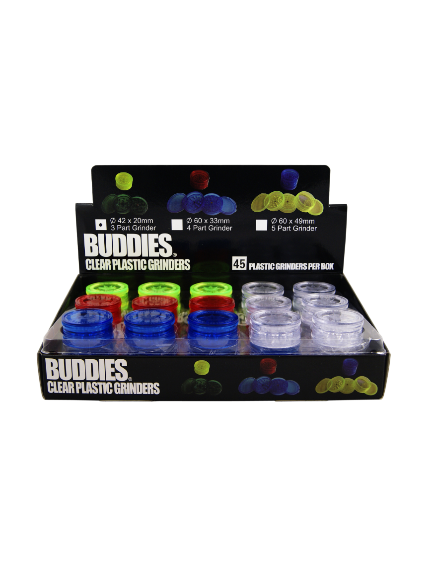 Buddies Plastic Grinders 42 Triple