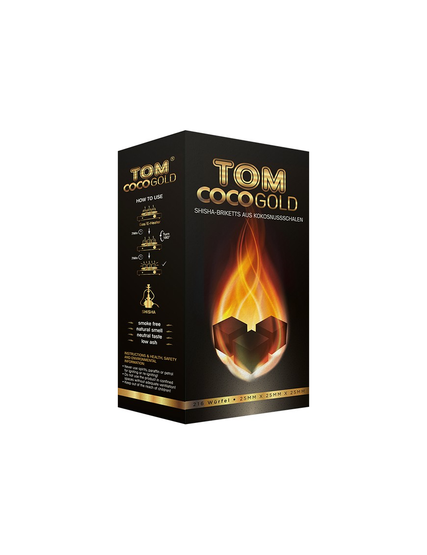 Carbón Tom Cococha Gold 1 Kg