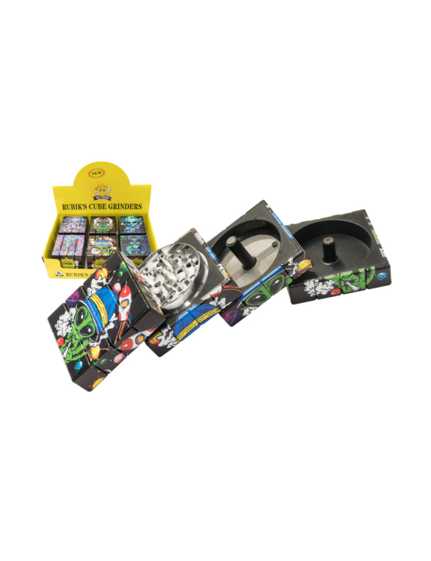 Grinder Half Baked The Cube Cuádruple