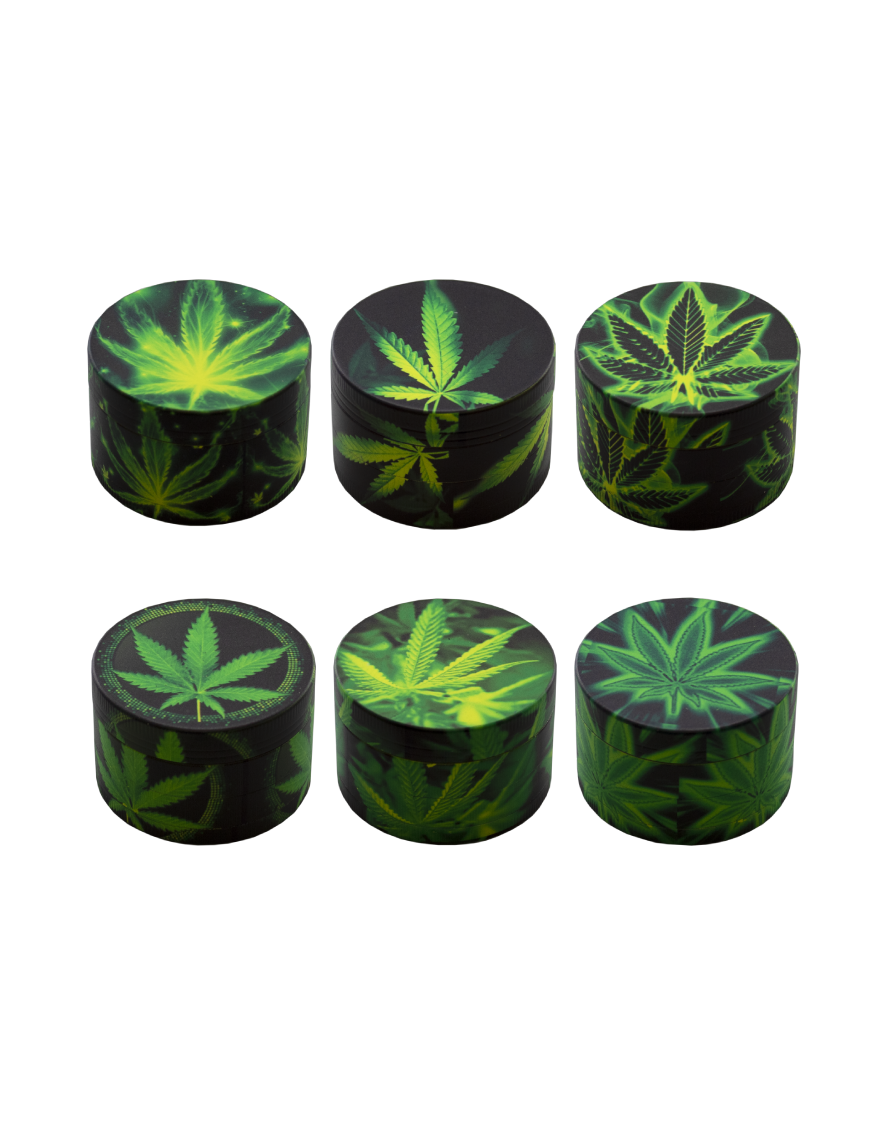 Grinder Glowdark Leaf 4 Partes