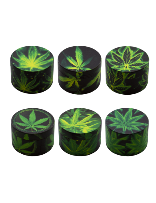 Grinder Glowdark Leaf 4 Partes