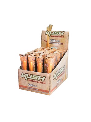 Kush Pre-rolled Paper Cones Unbleached King Size