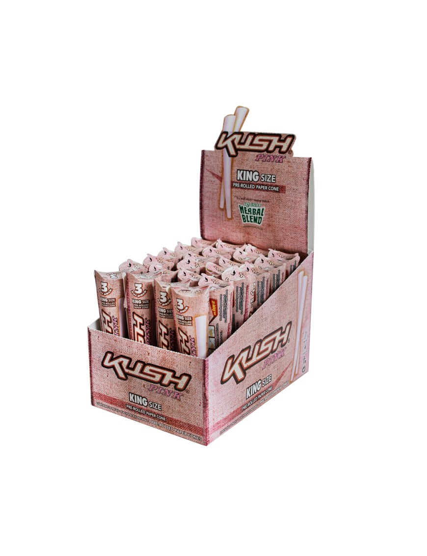 Kush Pre-rolled Paper Cones Pink King Size