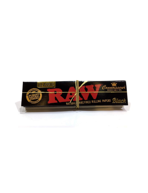 RAW Black Connoisseur KS Slim + Tips