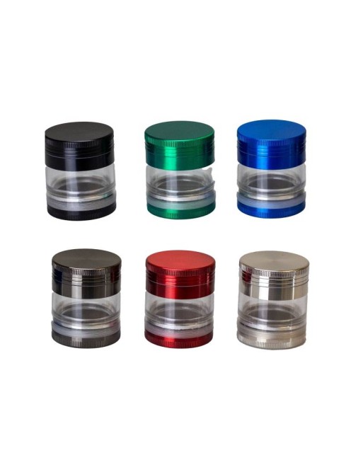 Grinder Transparente Triple