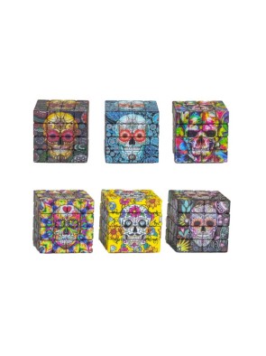 Grinder Cubic Shape Skull Cuádruple