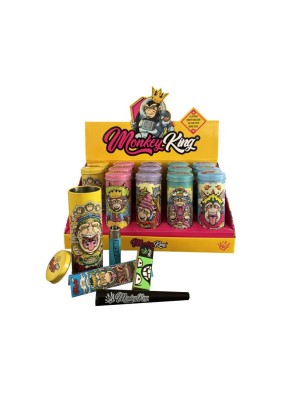 Monkey Pack Round Tin Box