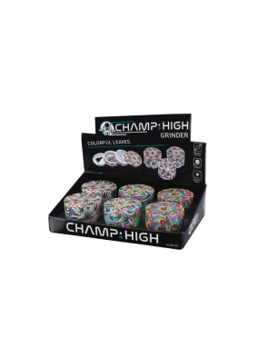 Grinder Champ High Hojas Multicolor Cuádruple