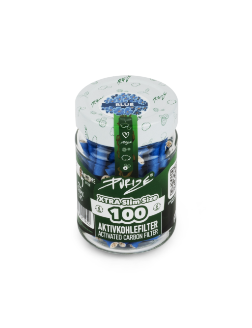 Filtros Purize Carbón Activado Xtra Slim Blue 100