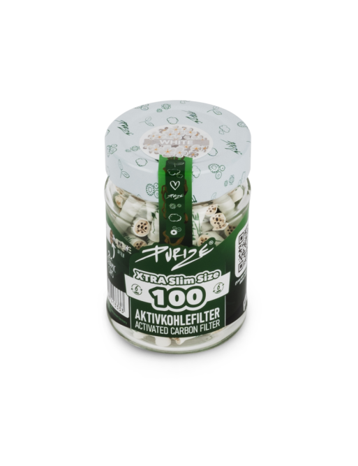 Filtros Purize Carbón Activado Xtra Slim White 100