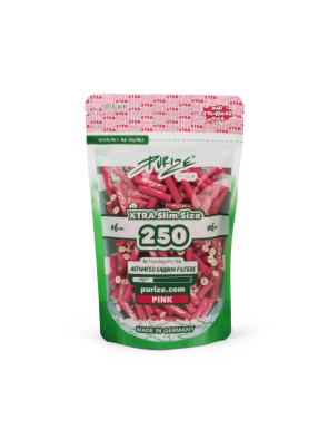 Filtros Purize Carbón Activado Xtra Slim Pink