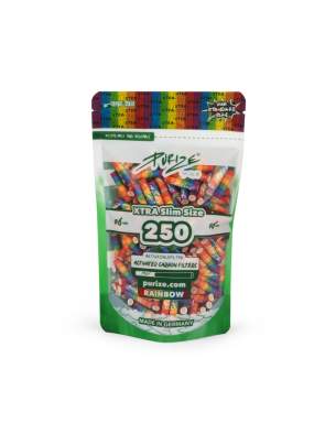 Filtros Purize Carbón Activado Xtra Slim Rainbow