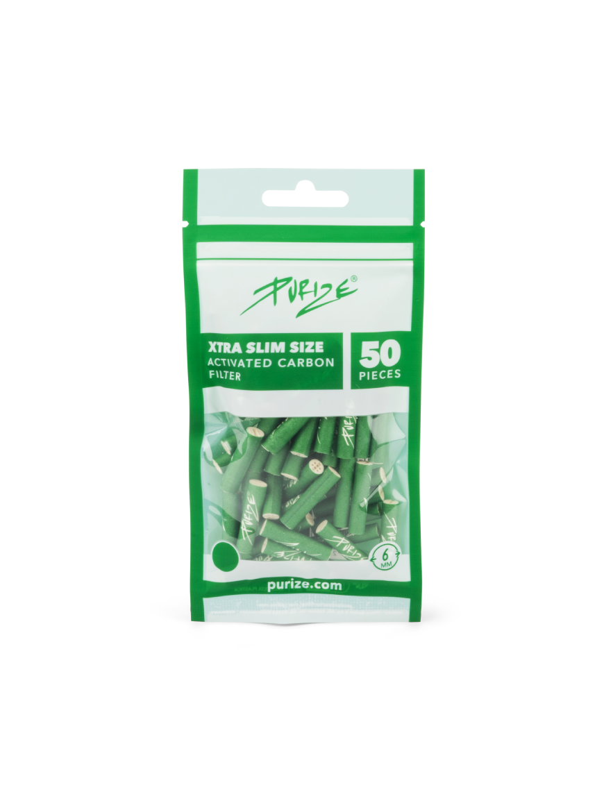 Filtros Purize Carbón Activado Xtra Slim Green
