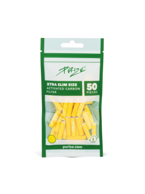 Filtros Purize Carbón Activado Xtra Slim Yellow