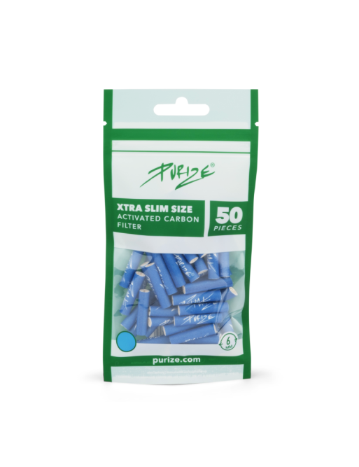 Filtros Purize Carbón Activado Xtra Slim Blue