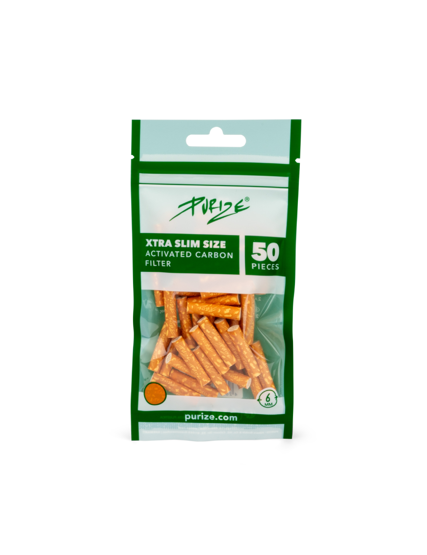 Filtros Purize Carbón Activado Xtra Slim Orange