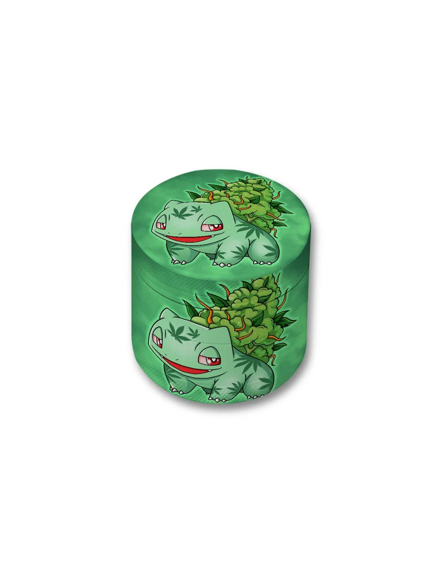 Grinder Metal Pokemon Green Cuádruple