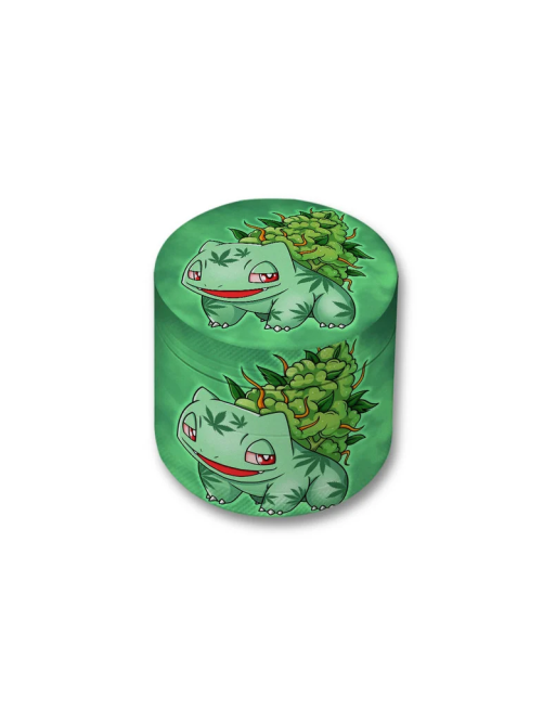 Grinder Metal Pokemon Green Cuádruple