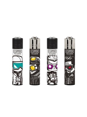 Encendedor Clipper Big Heads
