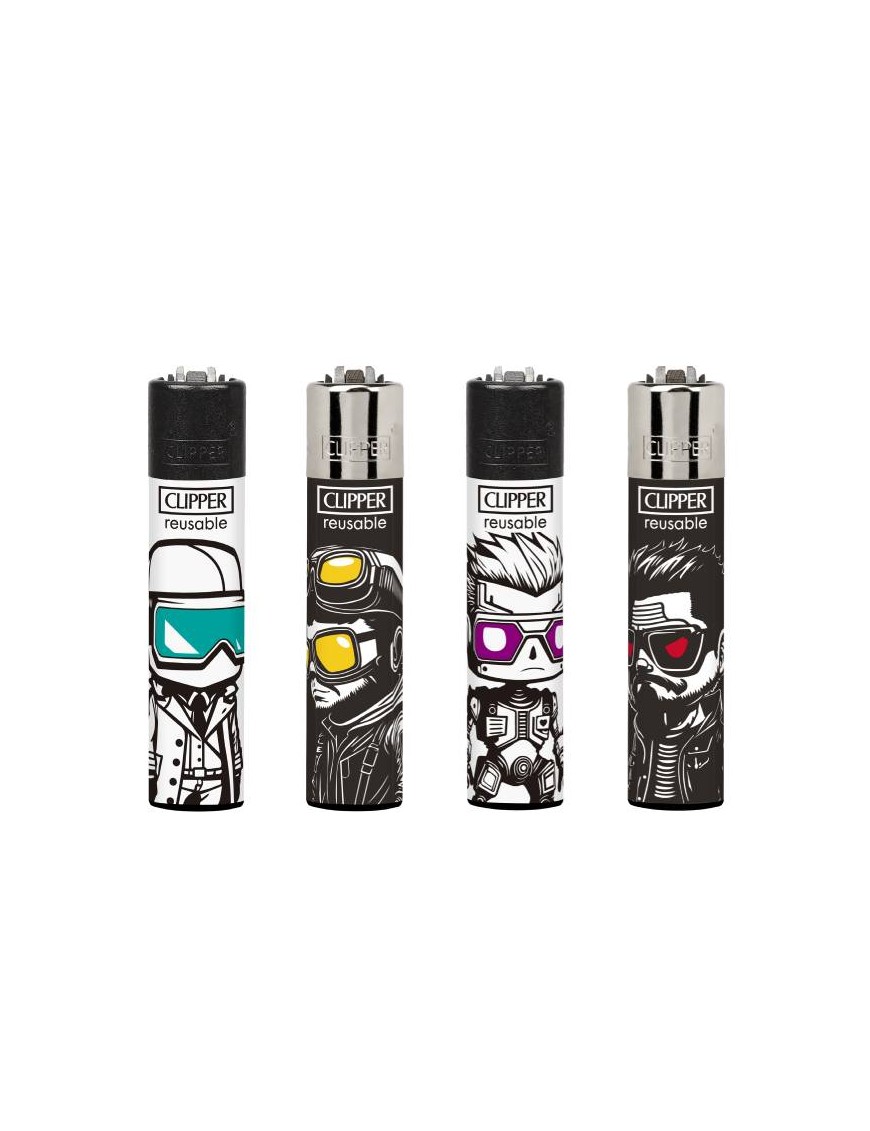 Encendedor Clipper Big Heads