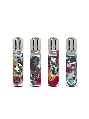 Encendedor Clipper Battle Tattoo