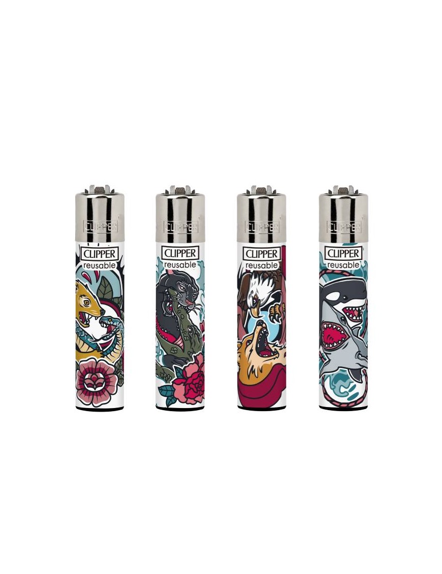 Encendedor Clipper Battle Tattoo