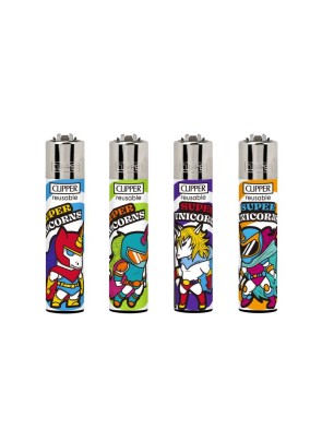 Encendedor Clipper Super Unicorns