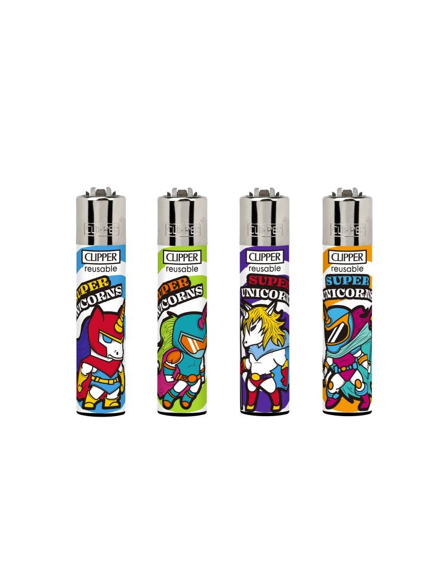 Encendedor Clipper Super Unicorns