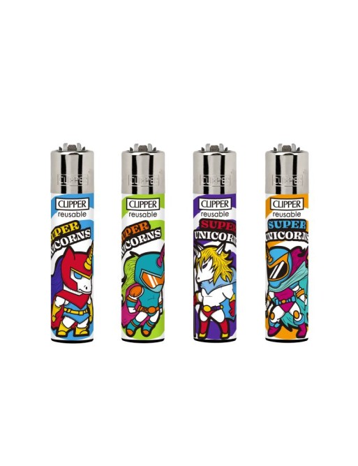 Encendedor Clipper Super Unicorns