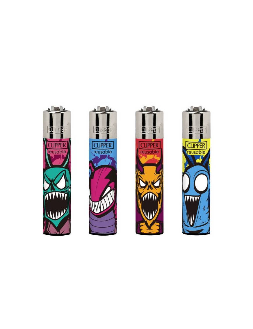 Encendedor Clipper Monsters 4