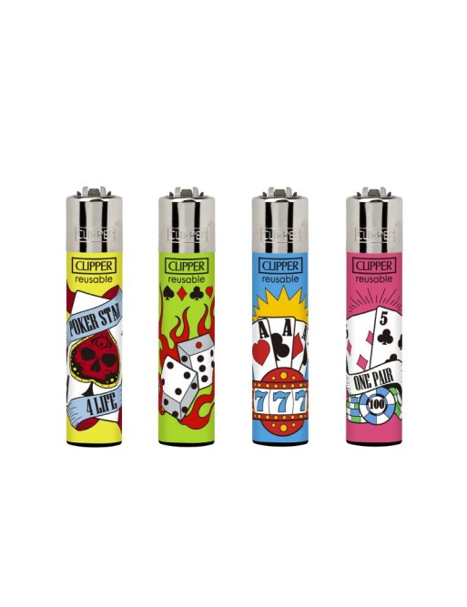 Encendedor Clipper Poker Games 1