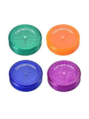 Grinder Champ High Colorful Plastic Grinder 3 Partes