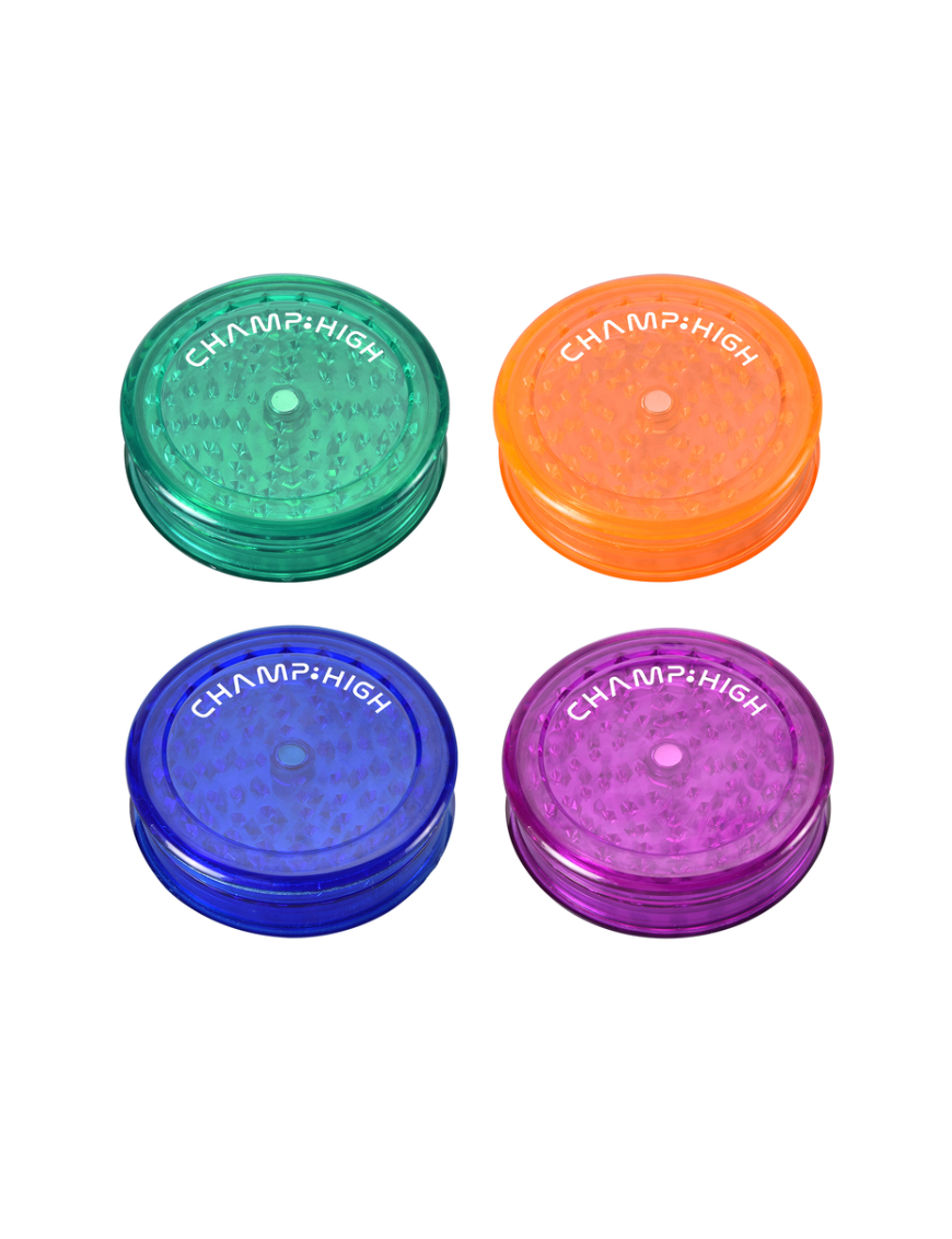 Grinder Champ High Colorful Plastic Grinder 3 Partes