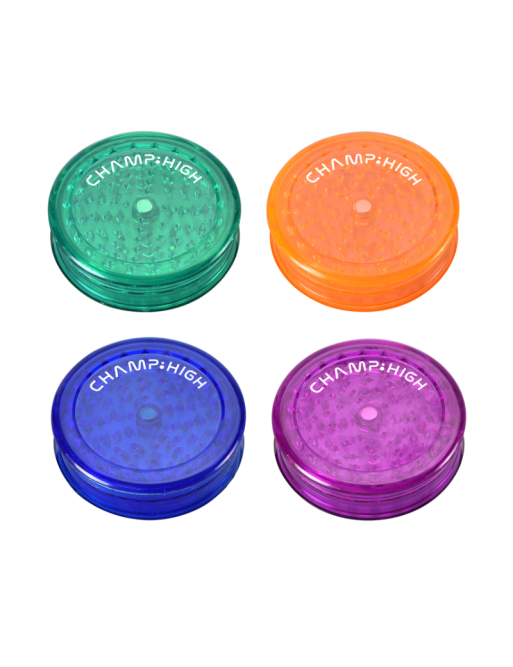 Grinder Champ High Colorful Plastic Grinder 3 Partes