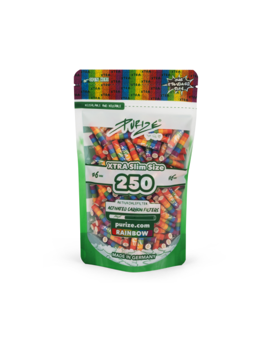 Filtros Purize Carbón Activado Xtra Slim Rainbow