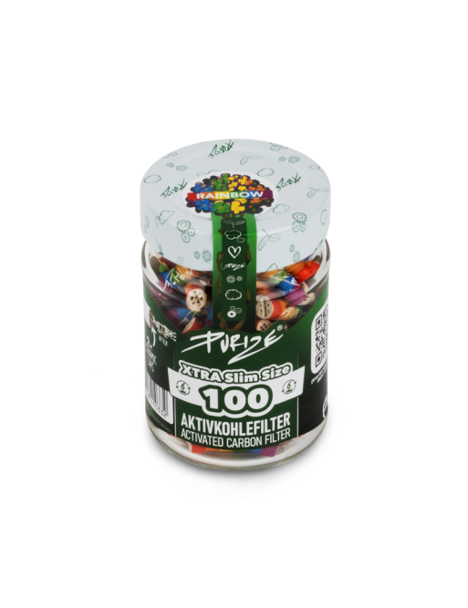 Filtros Purize Carbón Activado Xtra Slim Rainbow