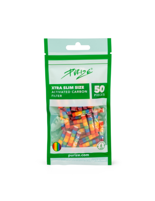 Filtros Purize Carbón Activado Xtra Slim All Colours