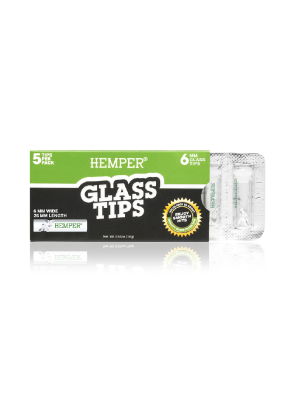 HEMPER Glass Tips 6mm