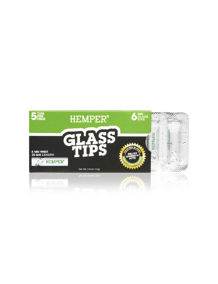 HEMPER Glass Tips 6mm