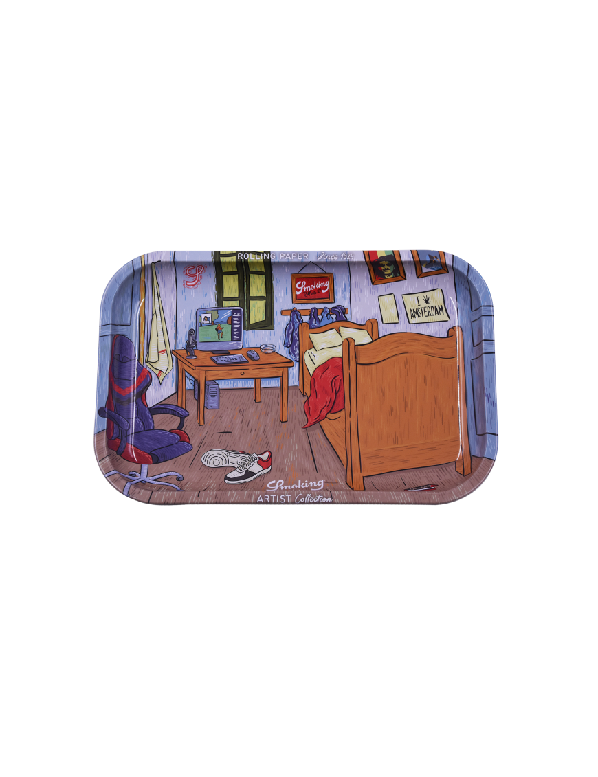 Bandeja Smoking Metálica Habitación