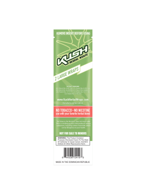 Kush Herbal Wraps Fresa y Kiwi