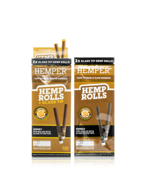 HEMPER Glass Tip Hemp Rolls Honey