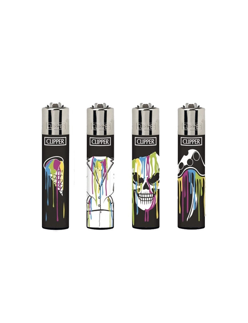 Encendedor Clipper Melting Psycho