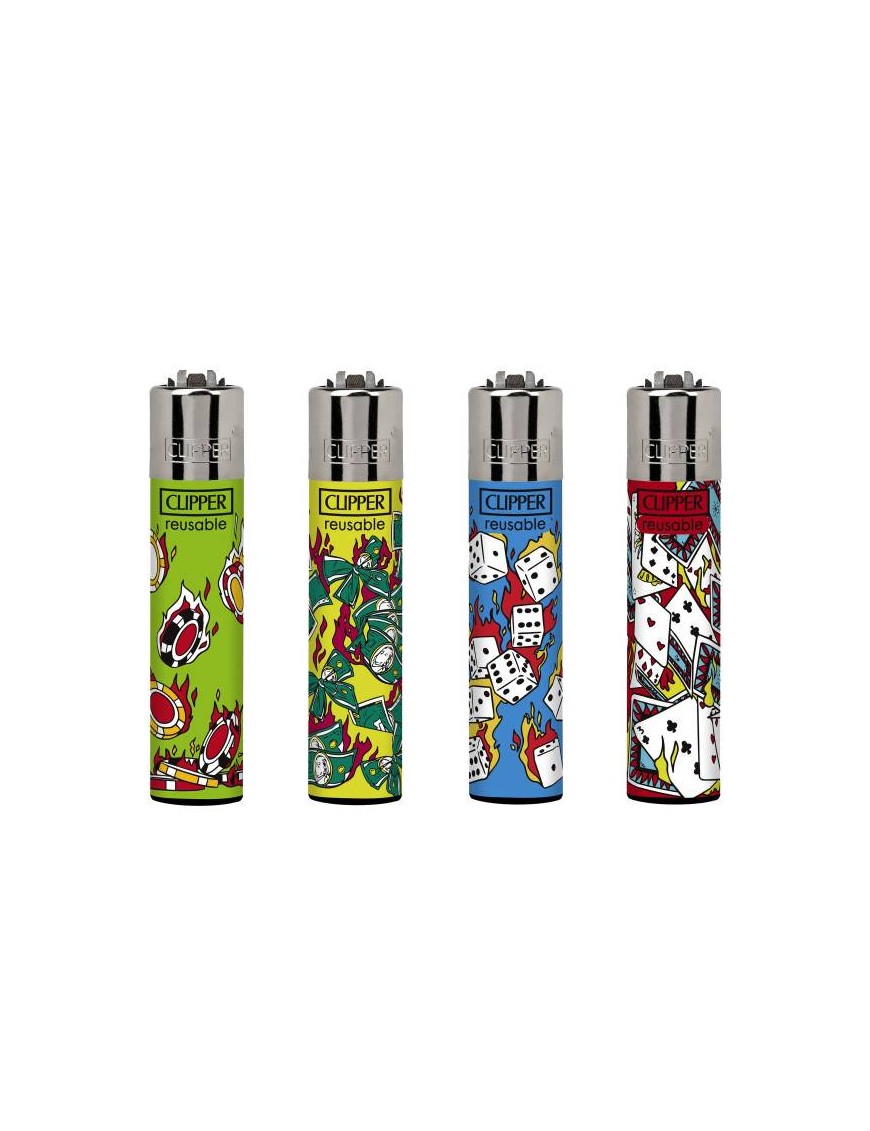 Encendedor Clipper Luck On Fire