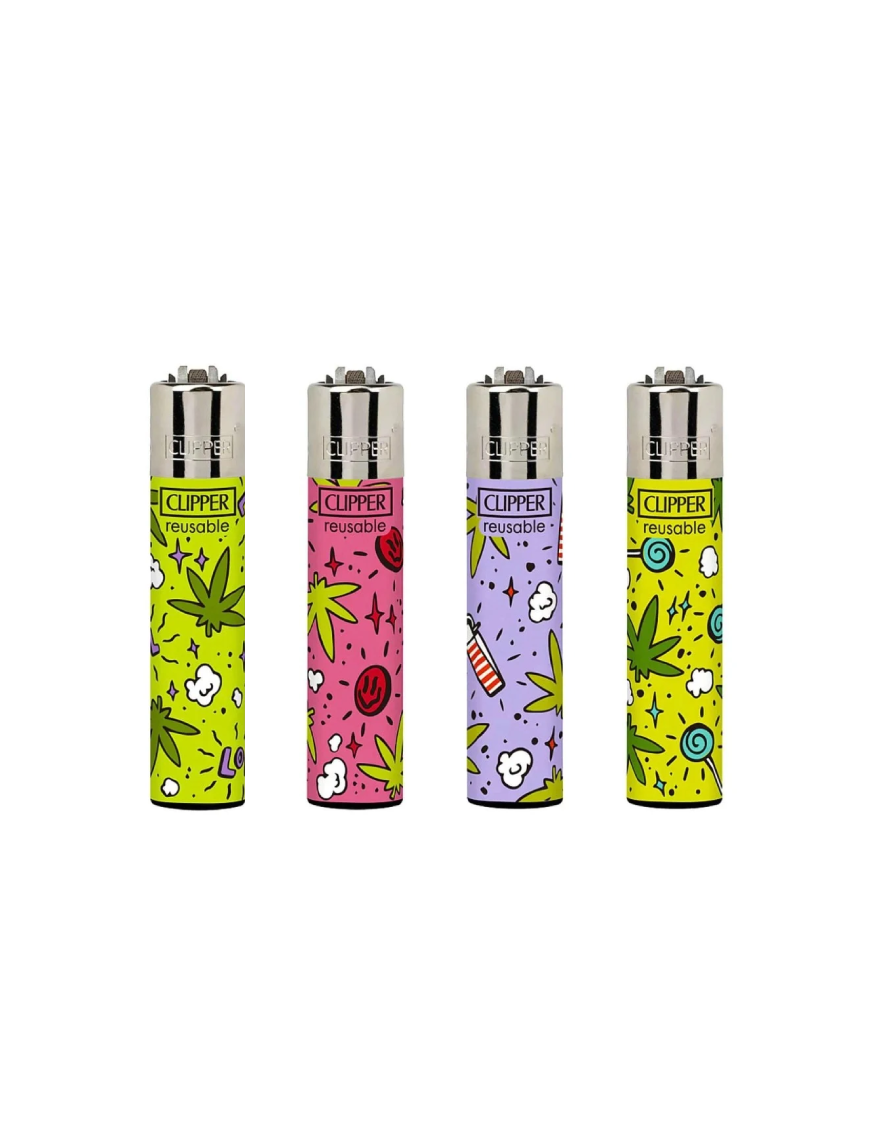 Encendedor Clipper Hemp Pattern
