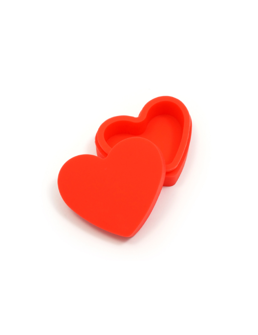Bote de Silicona Corazón 17ml