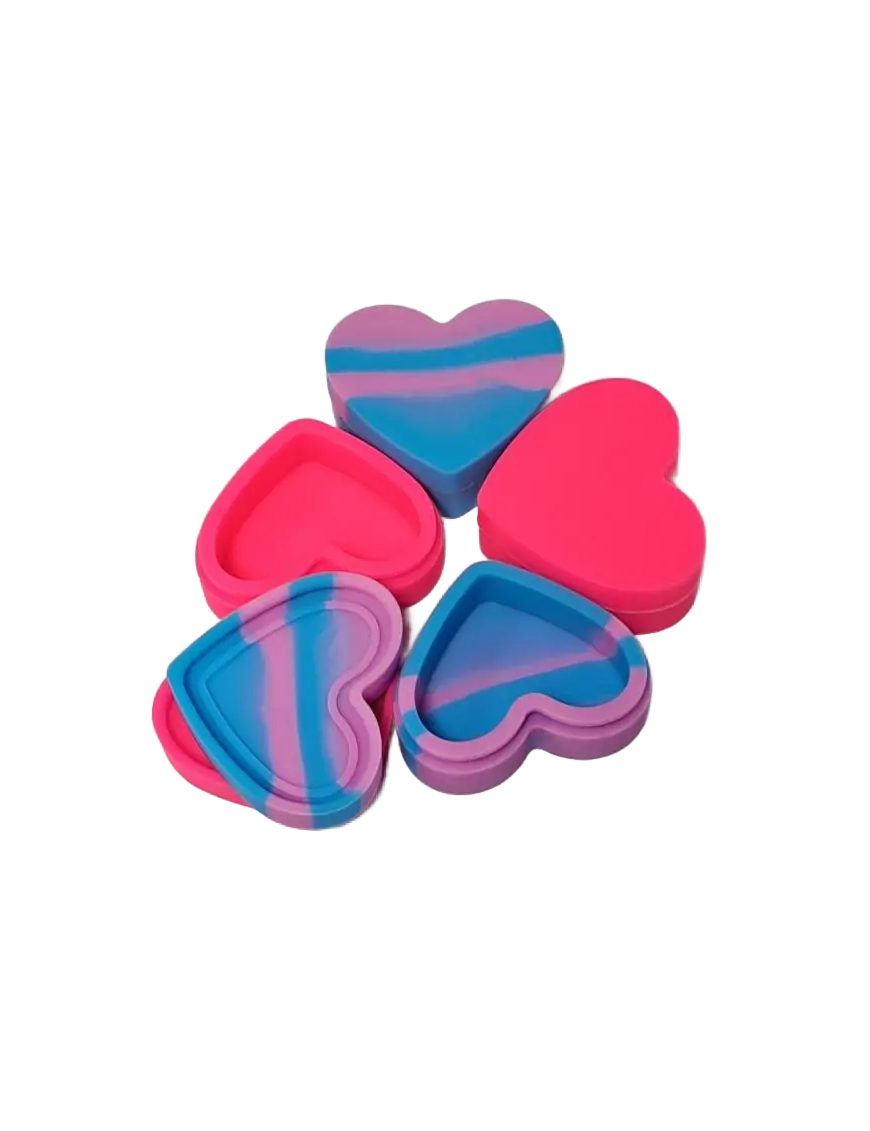 Bote de Silicona Corazón 17ml
