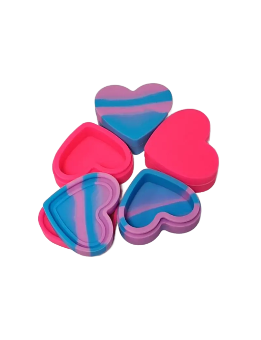 Bote de Silicona Corazón 17ml